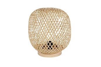 lampe à poser à bambou naturel vela - naturel