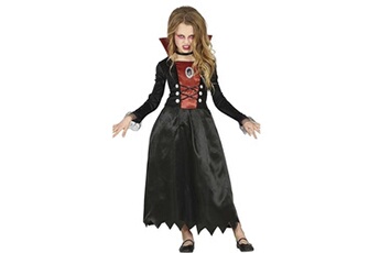 déguisement vampiresse cruelle fille - 5/6 ans - noir - guirca 77625