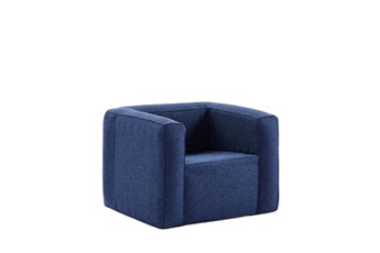 fauteuil gonflable - intérieur et extérieur - couleur bleu