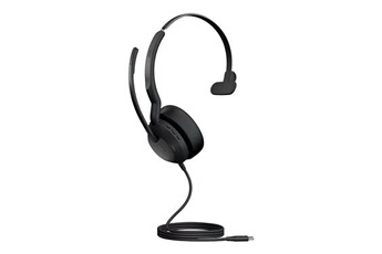 Jabra Evolve2 75 - Micro-casque - sur-oreille - Bluetooth - sans fil -  Suppresseur de bruit actif - USB-A - isolation acoustique - noir - avec  support de chargement - Optimisé pour la CU - Ecouteurs - Achat & prix