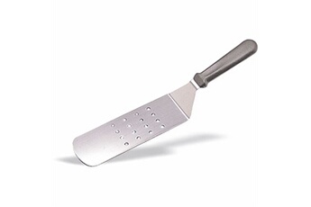 ustensile de cuisine pujadas spatule en inox perforée manche en abs l 38 cm - - - inox