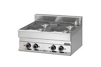 Plaque de cuisson pro top 2 feux vifs gaz gamme 600