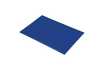 planche à découper 600 x 450 x 12 mm haute densité bleu hygiplas