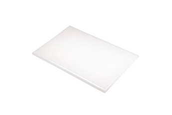 planche à découper polyéthylène 45 x 33 cm blanche hygiplas
