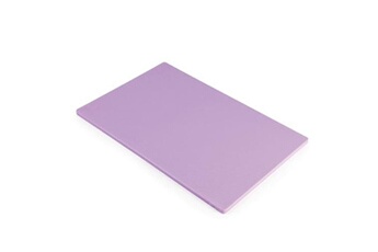 planche à découper 450 x 300 x 12 mm basse densité violette hygiplas