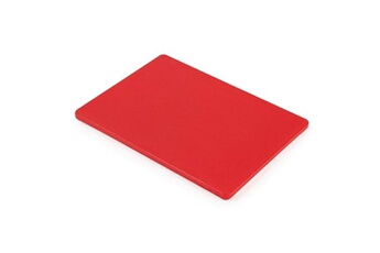 planche à découper polyéthylène rouge 229 x 305 hygiplas
