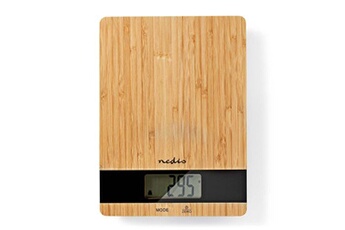 balance de cuisine numérique design couleur bois 5kg max