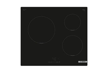 Plaque de cuisson à gaz Bosch série 4 PNC6B6B90 3 zones noir