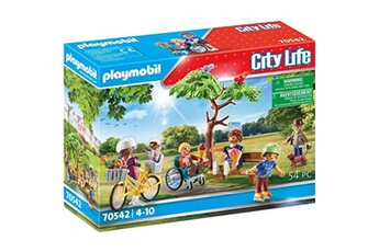 PLAYMOBIL City Life 70542 Jeu Le Parc de Ville, à partir de 4 Ans :  : Jeux et Jouets
