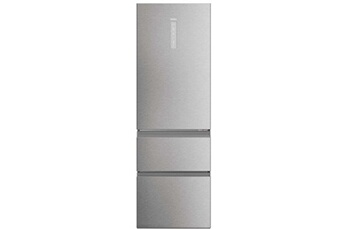 Réfrigérateur combiné 70cm 483l nofrost platinium Haier HTW7720DNMP-1 -  Réfrigérateur congélateur en bas - Achat & prix