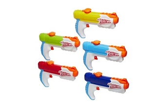 super soaker multipack piranha - 5 pistolets à eau - adultes et enfants - dès 6 ans