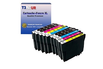 Cartouche d'encre T3AZUR 4 Cartouches Compatibles pour Epson EcoTank  ET-2756, ET-3700 remplace Epson 102 