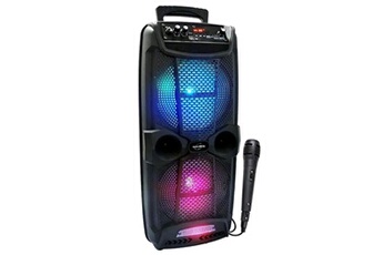 Enceinte autonome Sono DJ 600W Madison NASH60 - Eclairage LED, Bluetooth,  USB, micro, Lumière, soirées Anniversaires Fêtes