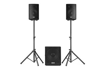 Pack DJ Sono Complet Systeme Audio PA Enceintes Table de Mixage Bluetooth  100W