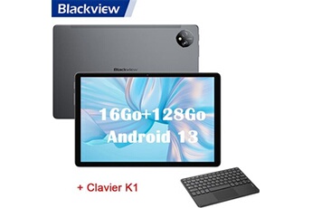 Tablette tactile Blackview Tablette Tactile Tab 16 11 pouces 14Go+256Go  13MP+8MP 7680mAh Android 12 Dual SIM Vert avec Clavier K1