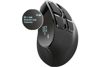 Souris ergonomique verticale sans fil Wifi Trust Verto Noir - Souris -  Achat & prix