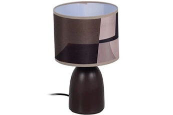 lampe en céramique marron 29.5 cm