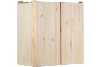 - armoire de rangement en pin massif nova 76.5 x 40.5 x 79.5 cm