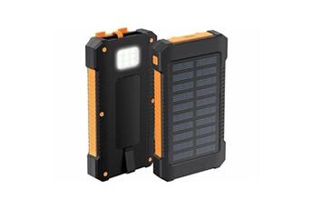 Batterie Externe Solaire Noir - Capacite 20 000 Mah - Câble Multi USB 3 en  1 - Power Bank De Secours - Compatible pour Telepho[138] - Cdiscount  Téléphonie