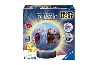 - La Reine des Neiges 2 Puzzle 3D rond 72 pieces Illumine