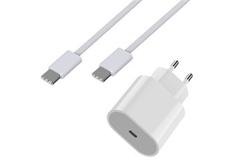 iPhone Prise USB C, 25W Rapide Chargeur pour iPhone 15/15 Pro/15