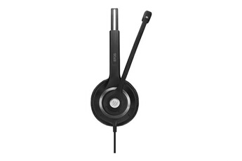 I SENNHEISER IMPACT SC 230 USB - Série 200 - micro-casque - sur-oreille - filaire - Suppresseur de bruit actif - USB - noir, argent