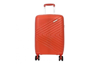 valise cabine rigide pete tsa 56cm rouge corail