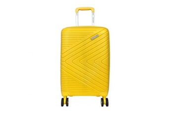 valise cabine rigide pete tsa 56cm jaune