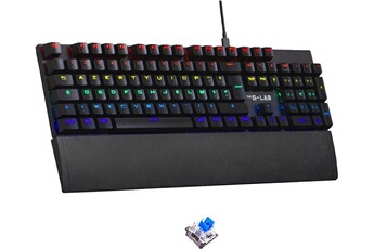Clavier gaming mécanique The G-Lab Mercury - TKL Switch - Compatible sur PC  - PS4 - PS5 - Xbox One – Xbox Series X – Xbox Series S - Blanc - Clavier -  Achat & prix