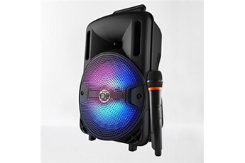 PACK ENCEINTE SONO DJ KARAOKÉ - 600W - LED RVB - USB/BT/SD/TV/PC + Micro -  MyDeejay