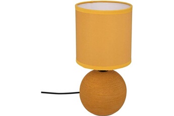 Lampe à poser boule kaki rechargeable en métal LED IP44, 400