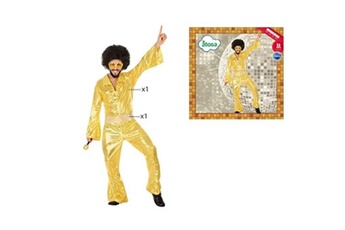 déguisement disco 1980 - homme - jaune doré