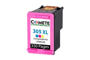 COMETE - 305XL - 2 cartouches compatibles HP 305 XL Sans Niveau d