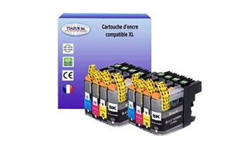 - 8x Cartouches compatibles avec Brother LC123XL pour Brother DCP-J522DW, DCP-J552DW, DCP-J752DW