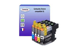 - 4x Cartouches compatibles avec Brother LC123XL pour Brother DCP-J522DW, DCP-J552DW, DCP-J752DW
