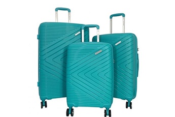 set de 3 valises bleu turquoise - ba8001a3
