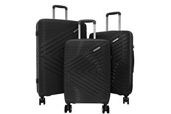 set de 3 valises noir - ba8001a3