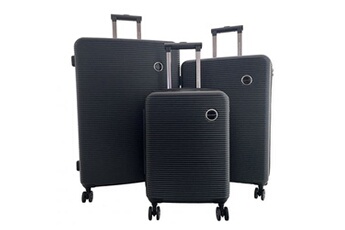 set de 3 valises david jones set de 3 valises noir - ba10263