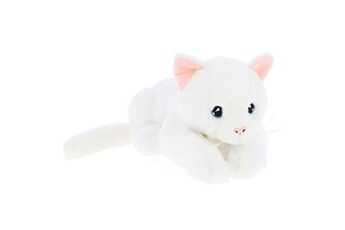 peluche chat blanc eco responsable keeleco