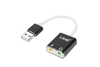 Câble Audio Jack 3.5 mm Mâle-Mâle Auxiliaire Son stéréo 1.5m LinQ Noir -  Câbles USB - Achat & prix
