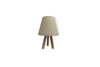 - lampe à poser en bois ankara - beige