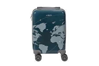 - valise cabine carte du monde - gris