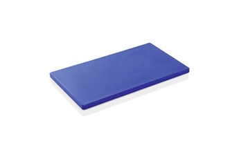 planche à découper gn haccp en polyathylane bleu h 20 mm