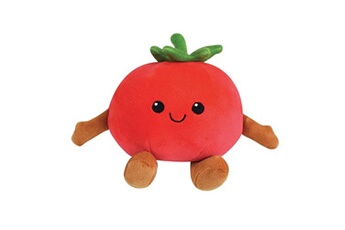 peluche fruity's bean bag tomate rouge - hauteur 11 cm