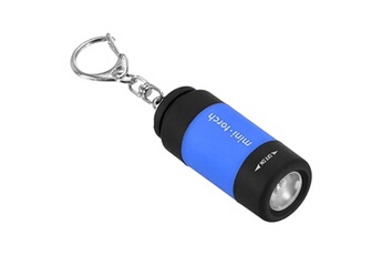 patikil 2.1 mini rechargeable led porte-clés lampe poche, edc torche, lumière bleu