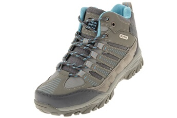 chaussures marche randonnées ghanzi grs bleu cadet gris clair taille : 39