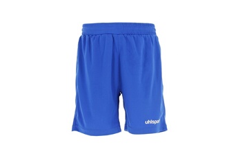 short de football center basic shorts without slip bleu moyen taille : 10 ans