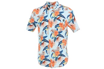 chemise manches courtes borneo hawai chemisemc h bleu ciel taille : l