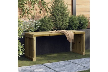 banc de jardin extensible 212,5x40,5x45 cm bois de pin imprégné