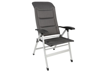 fauteuil confort maxi tissu respirant mesh 3d réglable 7 positions camping car gri